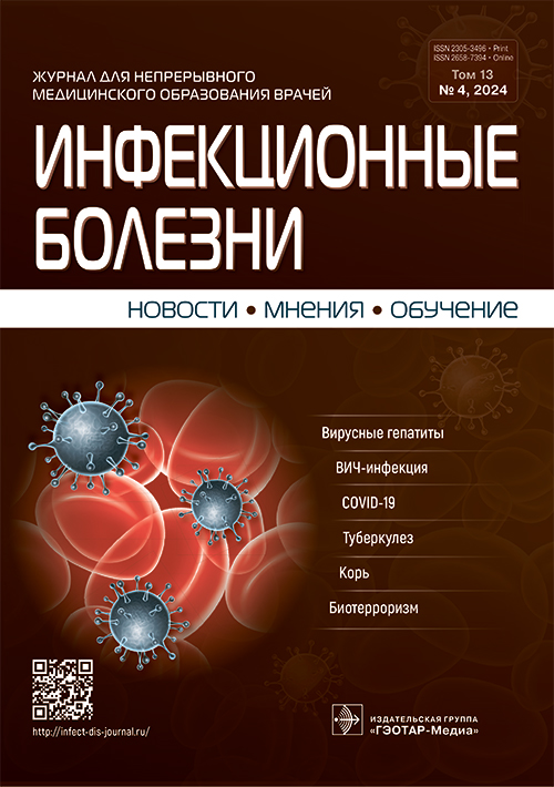 Инфекционные болезни. Новости. Мнения. Обучение. №4, 2024