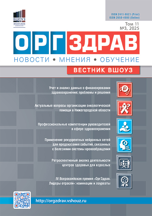 ОРГЗДРАВ. Новости. Мнения. Обучение. Вестник ВШОУЗ. №3, 2025